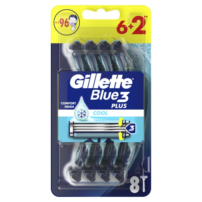 VIENREIZLIETOJAMAIS SKUVEKLIS GILLETTE BLUE3 COOL 6+2