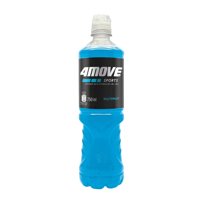 IZOTONISKS SPORTA DZĒRIENS 4 MOVE MULTIAUGĻU, AR SALDINĀTĀJU 0,75L