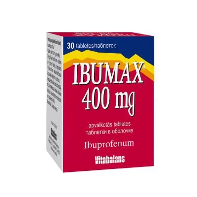 Ibumax 400 mg apvalkotās tabletes N30