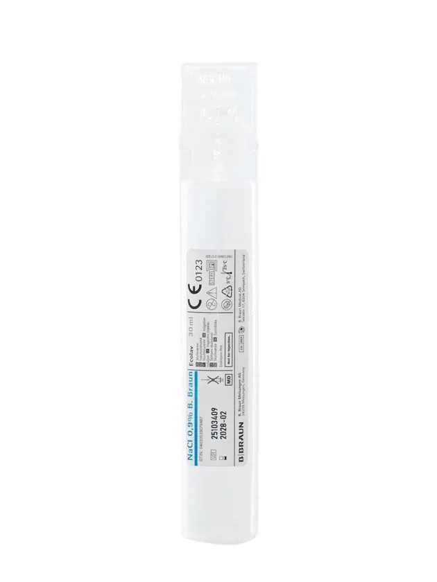 Sodium chloride B.braun 0,9% ecolav skalošanas šķīdums, 30 ml