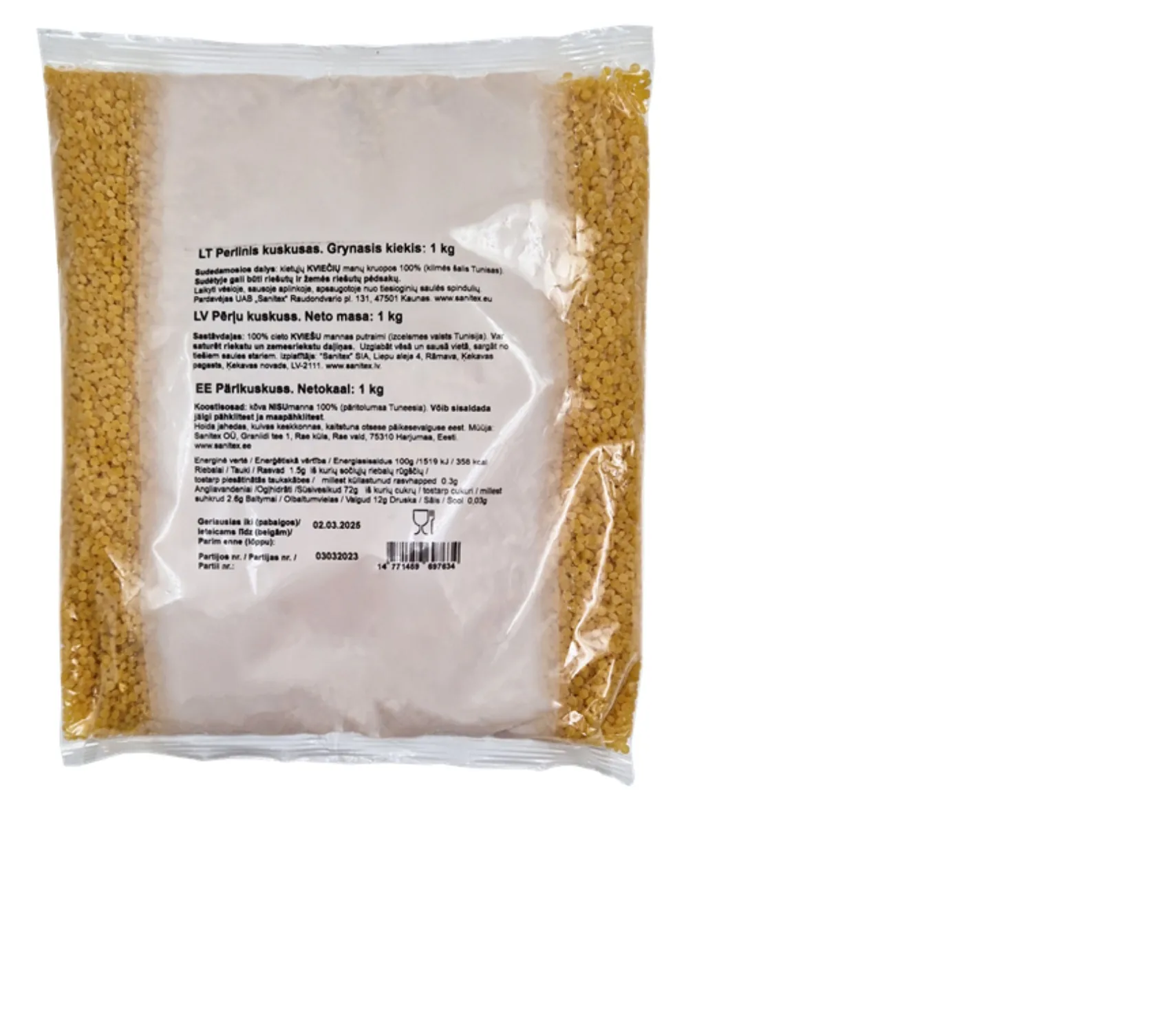 PĒRĻU KUSKUSS, 1KG