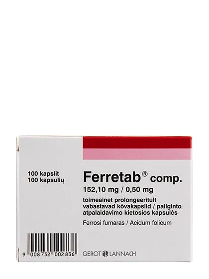 Ferretab Comp., 100 kapsulas