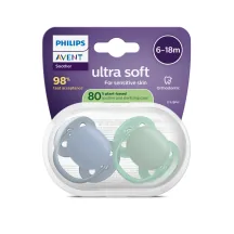 MĀNEKLĪTIS PHILIPS AVENT ULTRA SOFT 6-18MĒN. 2GAB.