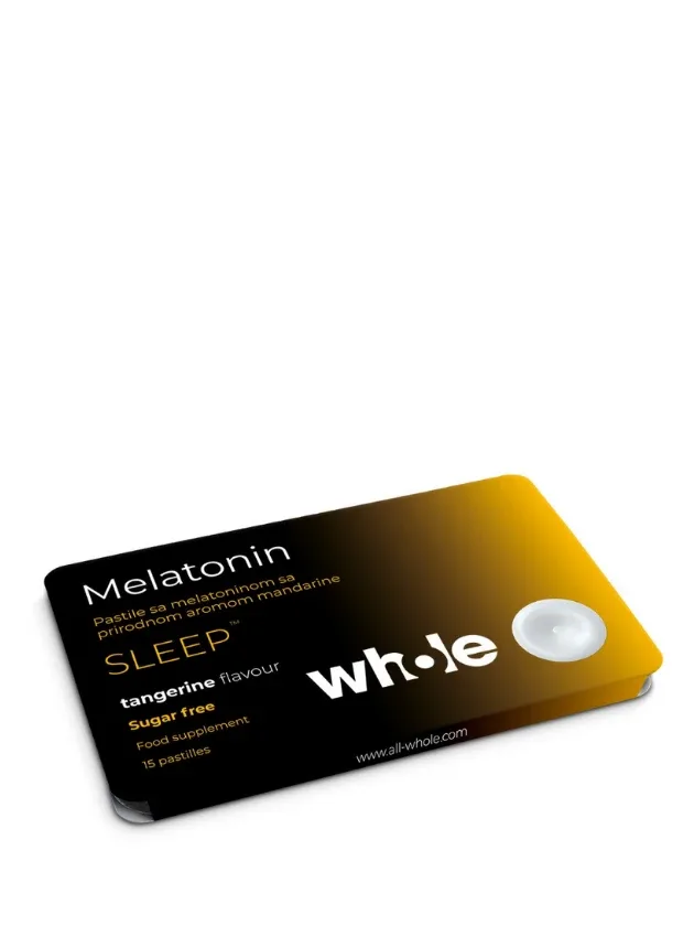 Whole vitamīnu pastilas - melatonīns, 15 gb.