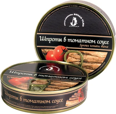 ŠPROTES TOMĀTU MĒRCĒ, BV, 160 G