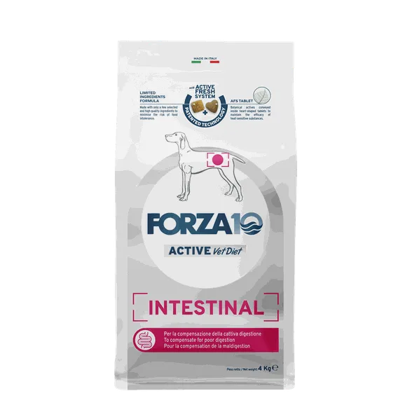 FORZA10 Activevetdiet Intestinal, suņiem sausā barība, 4 kg