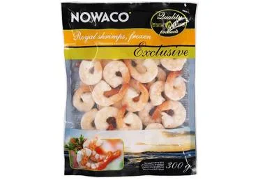 Королевские креветки Nowaco 31-40, очищенные и варёные, 300 г