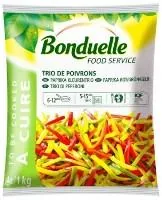 SAGRIEZTA PAPRIKA TRIO BONDUELLE, 2.5KG