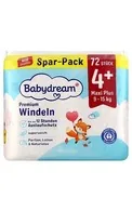 BABYDREAM MAXI PLUS4+ AUTIŅBIKSĪTES, 9-15KG, 72GAB.