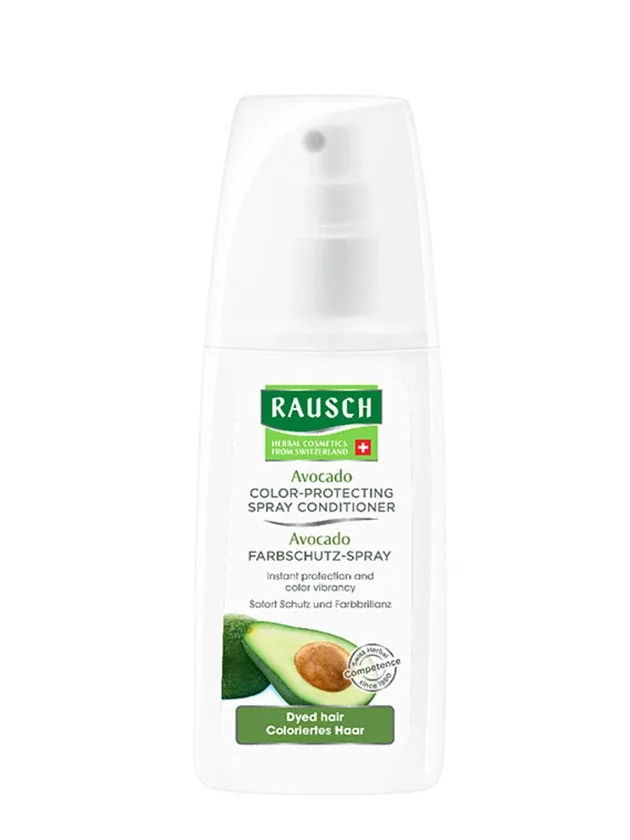 Rausch Avocado Color-Protecting matu krāsu aizsargājošs izsmidzināms kondicionieris, 100 ml