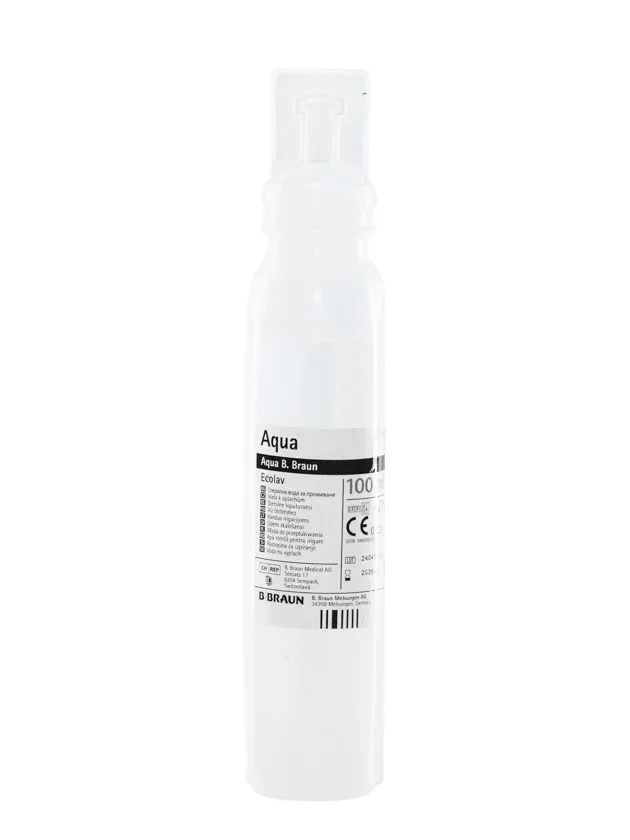 Aqua B.braun ecolav šķīdums skalošanai, 100 ml