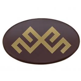 ŠOKOLĀDES LOGO OVĀLS JUMIS 40X24MM, 330 GAB. [5] SPEC