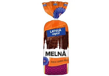 RUDZU MAIZE MELNĀ LATVIJĀ CEPTS! LATVIJAS MAIZNIEKS 600G