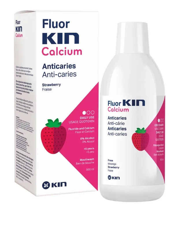 Kin Fluor Calcium mutes skalojamais līdzeklis, 500 ml