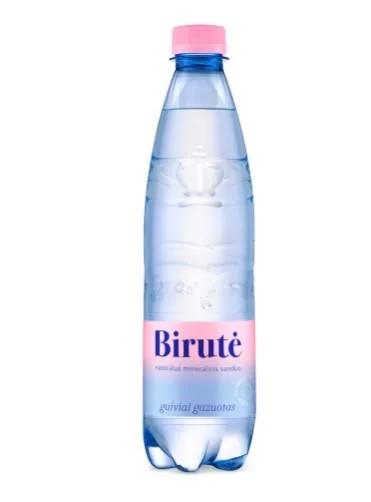 NATURĀLS MINERĀLŪDENS BIRUTE, GĀZĒTS, 0.5L (DEP)