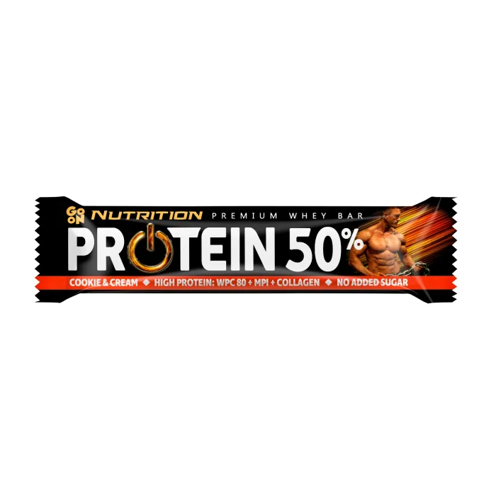 PROTEĪNA BATONIŅŠ GO ON COOKIE-CREAM AR SALDINĀTĀJU 40G