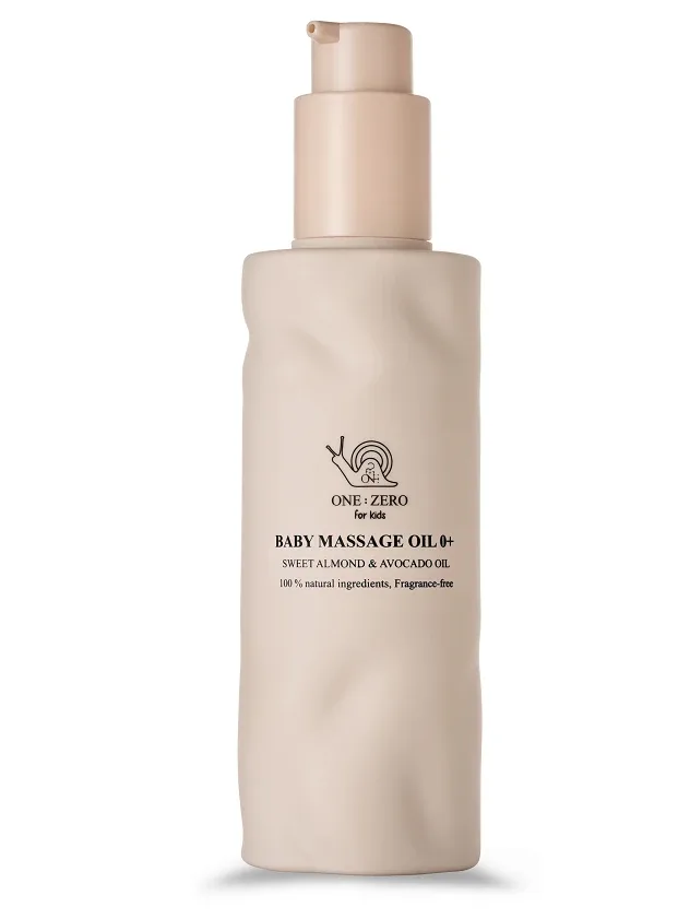 One:Zero Saldo mandeļu un avokado masāžas eļļa bērniem (0+), 180 ml