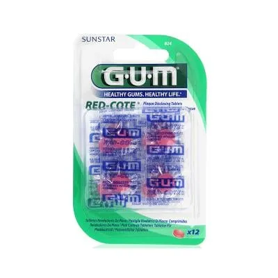 Gum Red-Cote tabletes aplikuma izcelšanai N12