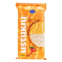 RĪSU GALETES USTUKIU MALUNAS AR MANGO GARŠAS GLAZŪRU 90G