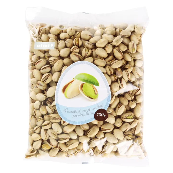 PISTĀCIJAS RIMI GRAUZDĒTAS UN SĀLĪTAS 700G