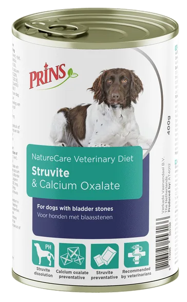 Prins Naturecare Diet Dog struvite &calciumoxalate mitrā barība, 400 g