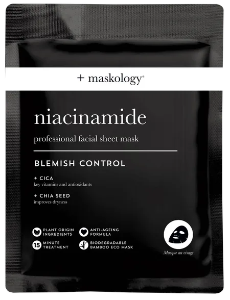 Maskology With Niacinamide sejas maska, 22 ml