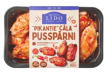 CĀĻA PUSSPĀRNI PIKANTIE LIDO 400G