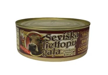 STERILIZĒTI KONSERVI LIELLOPU GAĻA SEVIŠĶĀ 240G