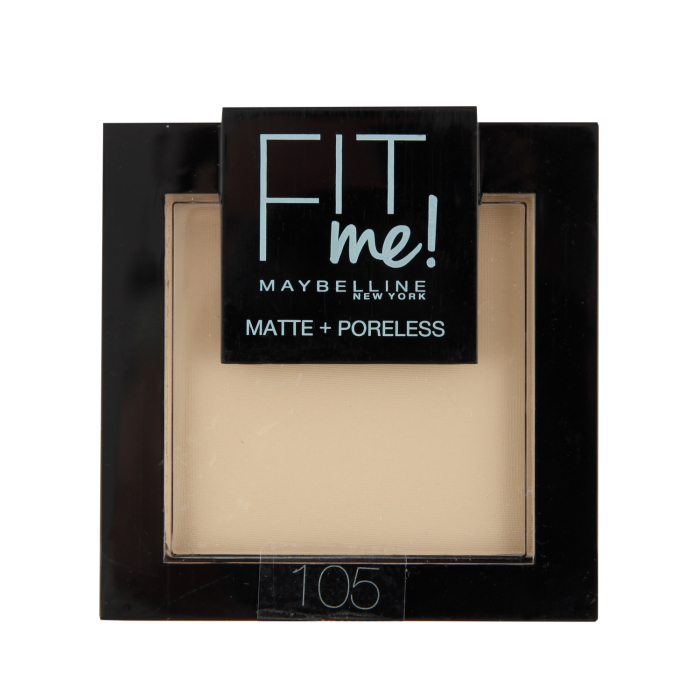 PŪDERIS MAYBELLINE FIT ME MATTE+PORELESS NATURAL IVORY #105 9G