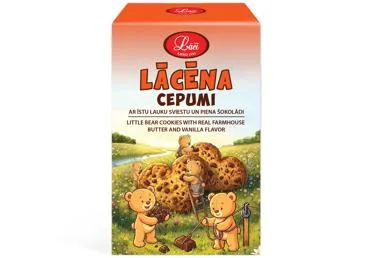 CEPUMI LĀCĒNA AR SVIESTU UN PIENA ŠOKOLĀDI LĀČI 100G