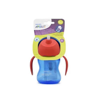 KRŪZE PHILIPS AVENT AR ELASTĪGU SALMIŅU ZILA 9+ 200ML