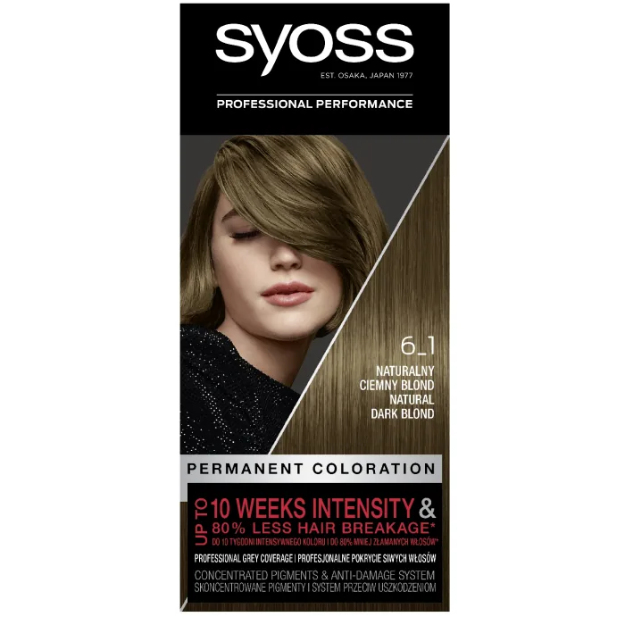 MATU KRĀSA SYOSS COLOR 6-1 DABISKI TUMŠI BLONDI