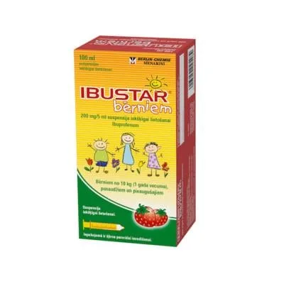 Ibustar Kids 200 mg/5 ml suspensija 100 ml