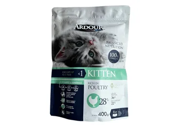 SAUSĀ KAĶU BARĪBA ARDOUR JUNIOR MĀJPUTNU 400G