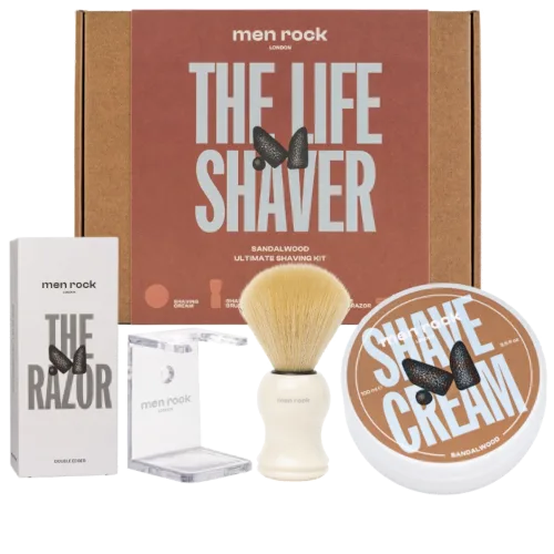Men Rock Sandalwood, ultimate shaving komplekts, 1 gab.