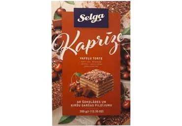 VAFEĻU TORTE KAPRĪZE LAIMA 350G