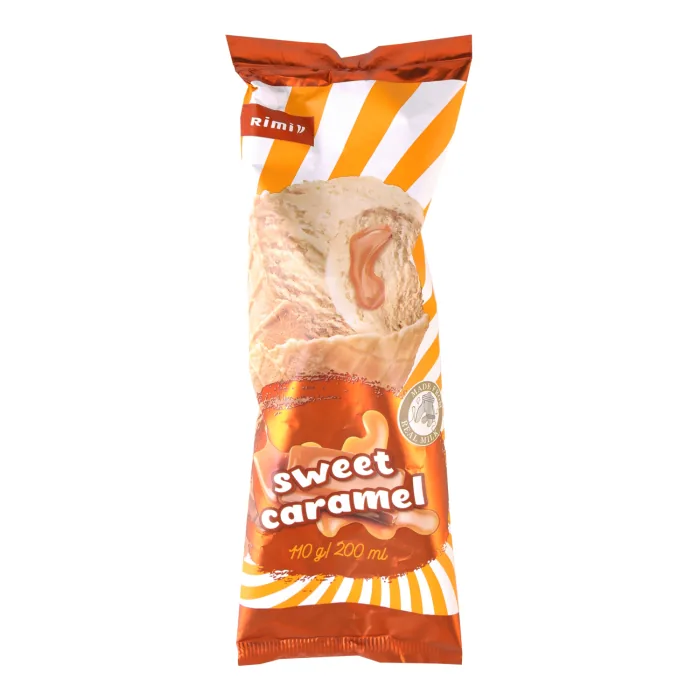 SALDĒJUMS RIMI KARAMEĻU KONUSS AR KARAMEĻU PILDĪJUMU 200ML/110G