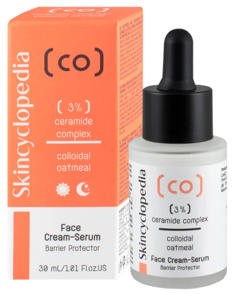 Skincyclopedia 3% ceramide complex and colloidal oatmeal sejas krēms, 30 ml