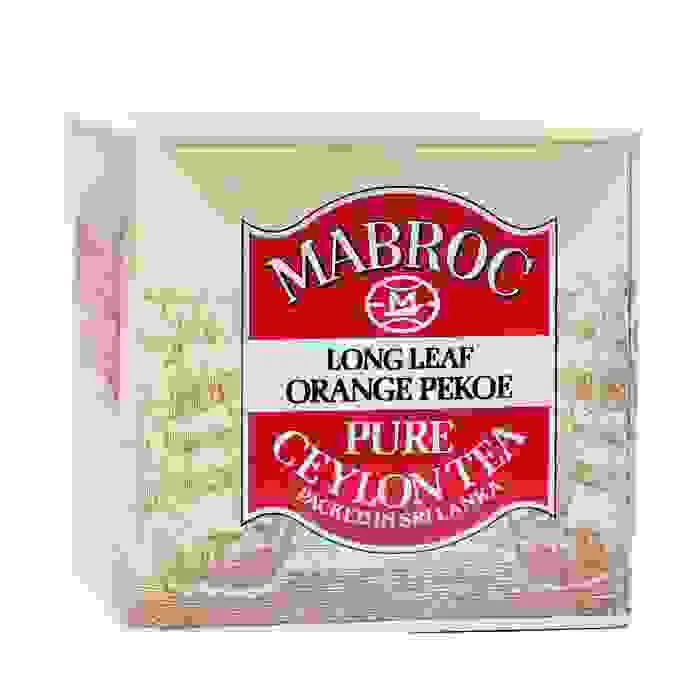 MELNĀ TĒJA MABROC CEYLON ORANGE PEKOE 200G