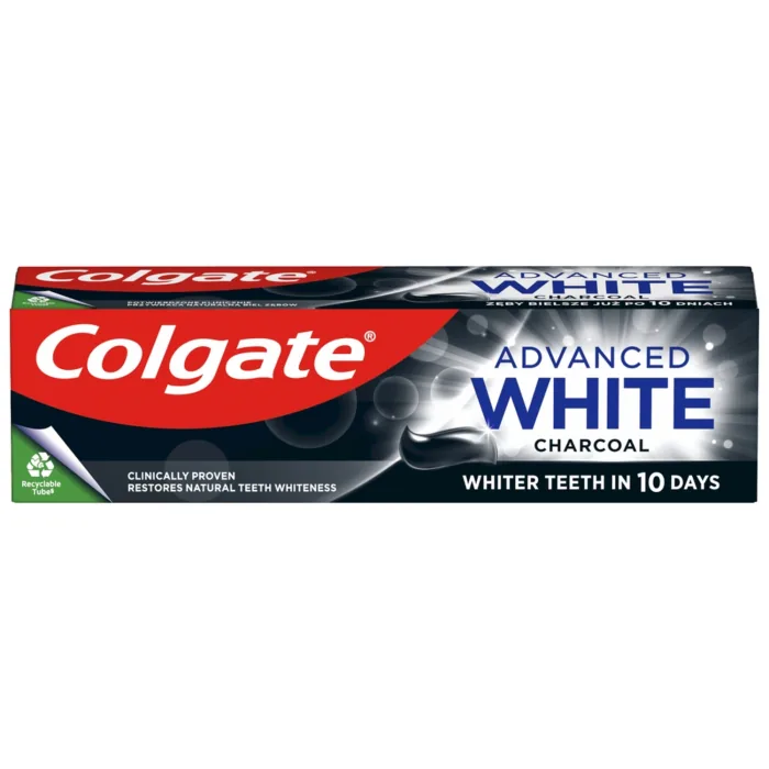 ZOBU PASTA COLGATE ADVANCED WHITE CHARCOAL 75ML