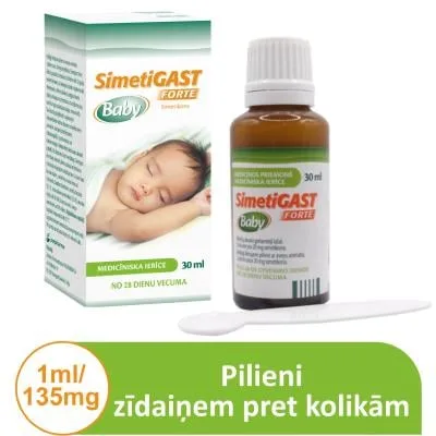 Simetigast Forte Baby Pilieni 30 ml