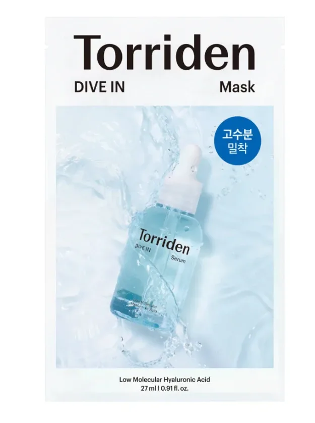 Torriden Dive In mitrinoša auduma maska, 27 ml