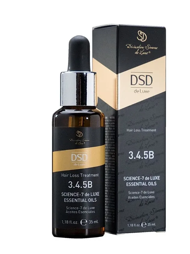 3.4.5B DSD de Luxe Science-7 essential oils ēteriskās eļļas matu augšanas veicināšanai, 35 ml