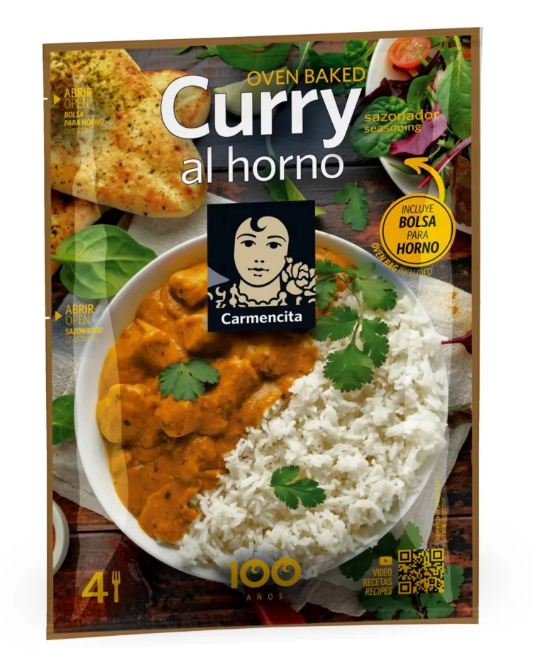 GARŠVIELU MAISĪJUMS CARMENCITA, VISTAI UN RIBIŅĀM, AR KARIJU, 40G