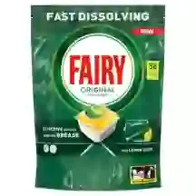 TRAUKU MAZGĀŠANAS KAPSULAS FAIRY ALL IN ONE LEMON 56GAB.