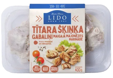 TĪTARA ŠĶIŅĶA GABALIŅI MAIGAJĀ MARINĀDĒ LIDO 400G
