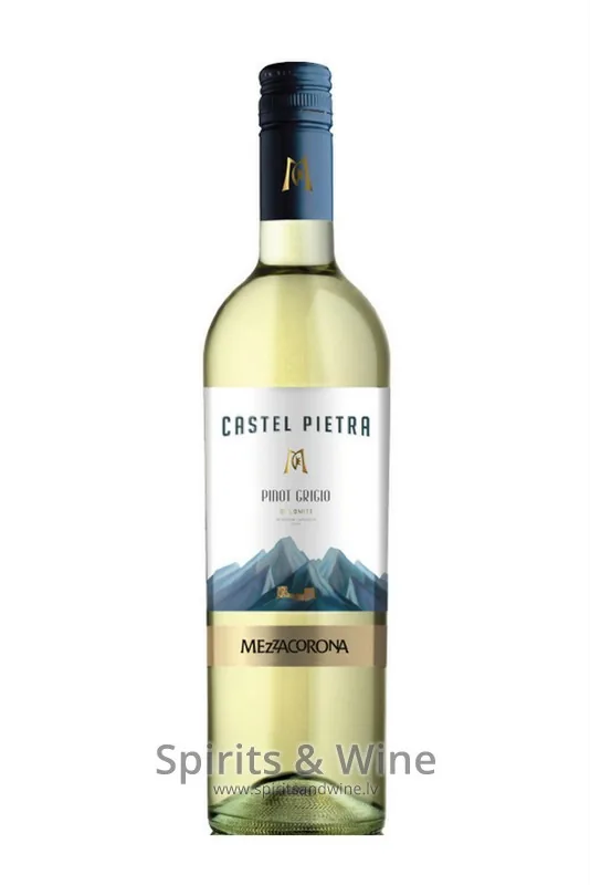 Vīns castel pietra pinot grigio 12% 0,75%