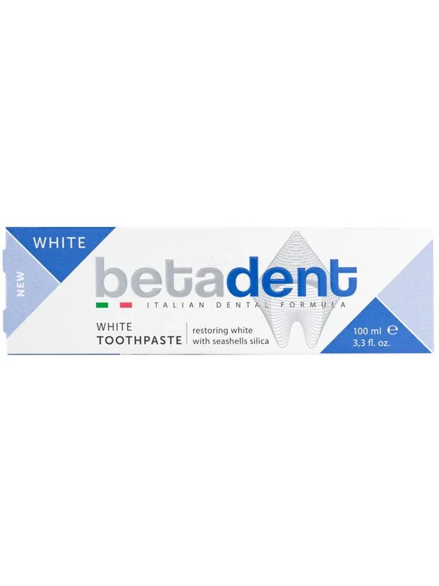 Betadent White zobu pasta, 100 ml