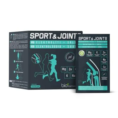Biofarmacija Sport&Joints elektrolīti+sāls pulveris N14