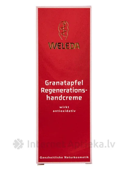 Weleda granātābolu atjaunojošs roku krēms, 50 ml